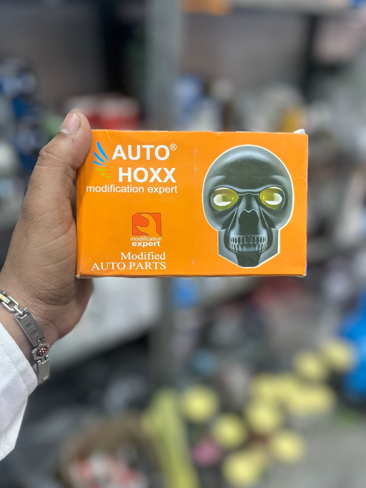Autohoxx skull dual colour fog lights (pack of 1)