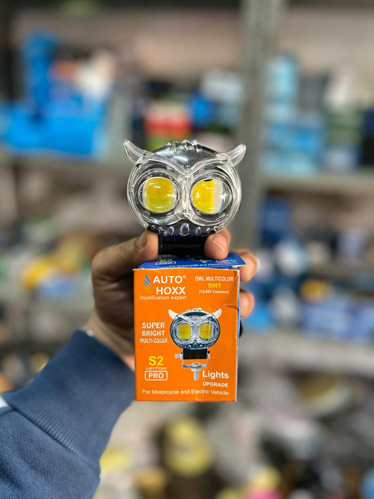 Multi colour owl with 5in1 flashing mode (1 piece)